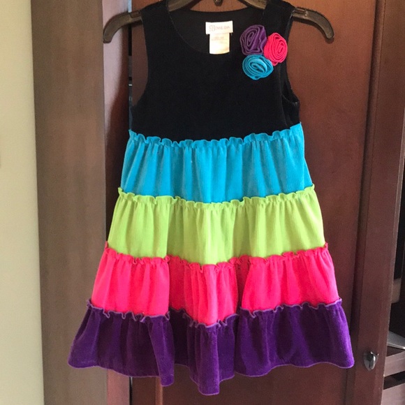 Bonnie jean colorful dress size 6 - Picture 1 of 3